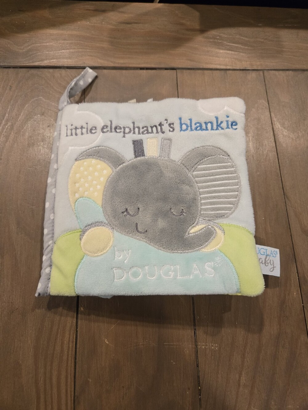 Douglas Baby Little Elephant's Blankie Soft Activity Book
